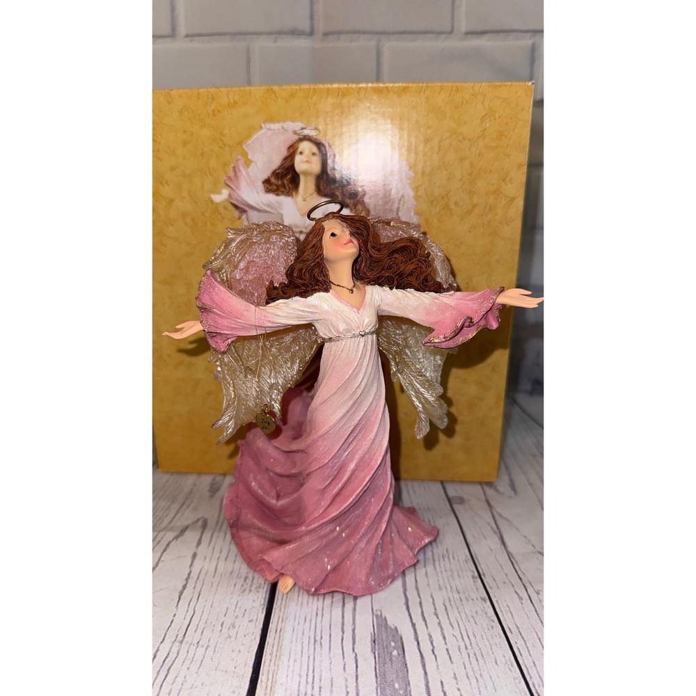 Boyds The Charming Angels Marianna Guardian of Joy Figurine 282317 Pink Limited